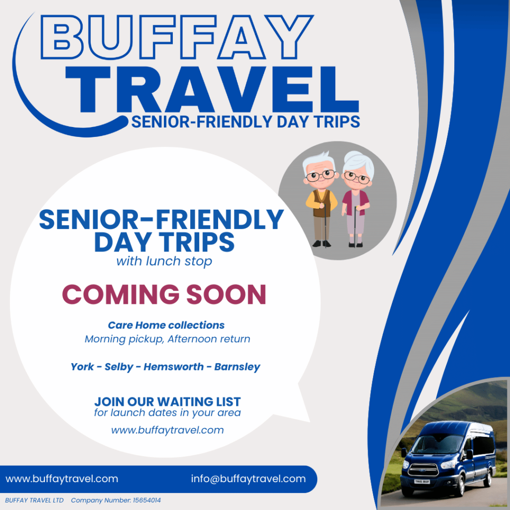Buffay Travel - Join the waiting list for Senior-Friendly Day Trips