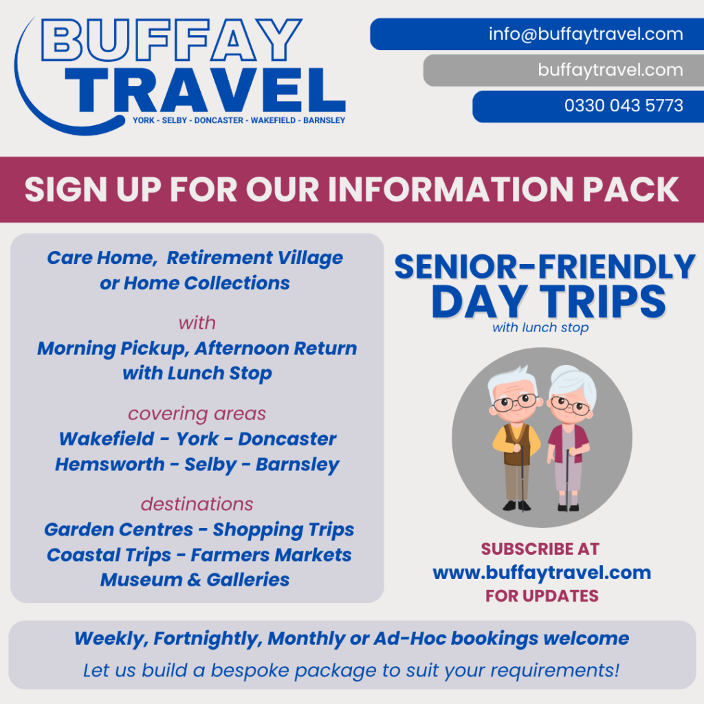 Buffay Travel Poster - Senior Day Trips
